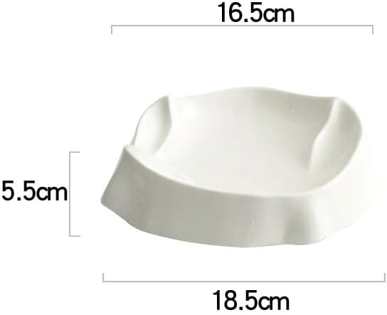 SONGCHAO Party Supplies Dish Plate Ceramic Dinner Plate Creative Irregular Mountain Shaped Dessert Plate Snack Plate Pasta Plates Restaurant Specialty Tableware Party Plates (Color : A 7 inch)