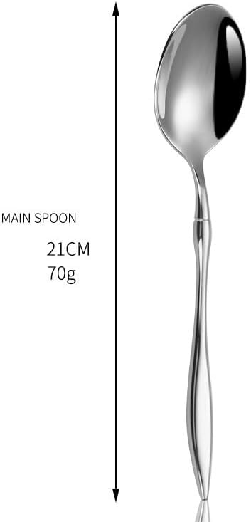 Stainless Steel Flatware serving set,Home Kitchen Eating Tableware Set,Dishwasher Safe,For Home Kitchen Restaurant Hote 4/16/24 Piece 304 Stainless Steel Steak Knife, Fork And Spoon Dinner Knife, Fork