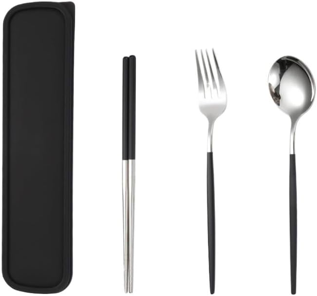 Stainless Steel Flatware serving set,Home Kitchen Eating Tableware Set,Dishwasher Safe,For Home Kitchen Restaurant Hote 3/12/18/24/30/36 Pieces Stainless Steel Portable Tableware Portuguese Chopsticks