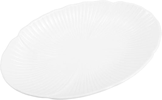 Gadpiparty Ceramic Serving Plate Multi Purpose Dish for Soup Salad and Appetizers Elegant Decorative Tabletop Prop for Parties and Home Decor Versatile Culinary Presentation
