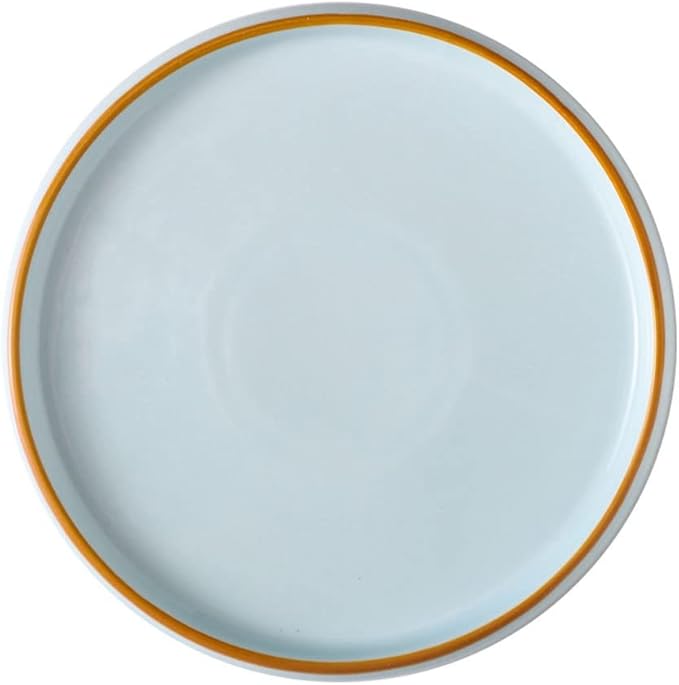 Kitchen Plates Ceramic Plate Fruit Serving Bowl Snack Plate Soup Plate Ramen Bowl Suitable for Dishwasher Oven Refrigerator and Microwave Restaurant Plates(Small)