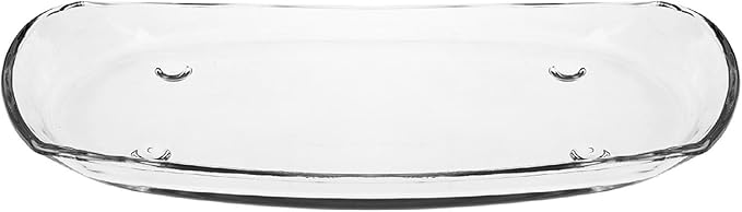 Prima Oblong 14.5" Glass Tray