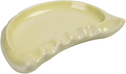 PRETYZOOM Charming Ceramic Dumpling Serving Plate Perfect for Snacks Appetizers and Fruits Suitable for Outdoor Gatherings