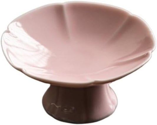 Appetizer Plates Ceramic Seasoning Dish Multipurpose Tray Serving Plate Fruit Bowl Kitchen Tableware for Condiment(Pink)