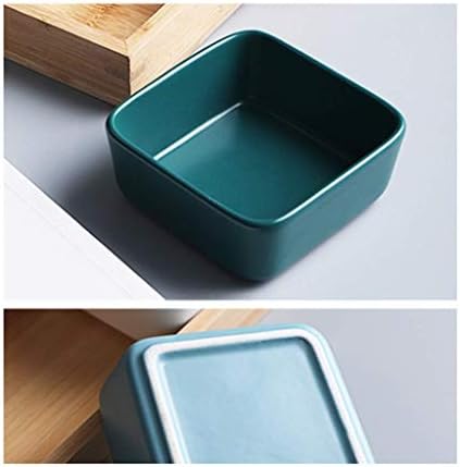 Ceramic Dinner & Appetizer Plates Set - Elegant Separated Fruit & Snack Tray for Living Room, Perfect for Dry Fruits & Party Snacks - Stylish Bowl Set for Entertaining