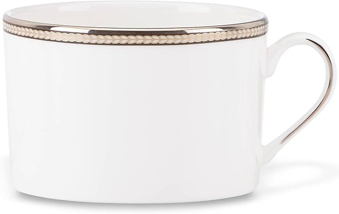Kate Spade Sonora Knot Cup, 0.50 LB, White
