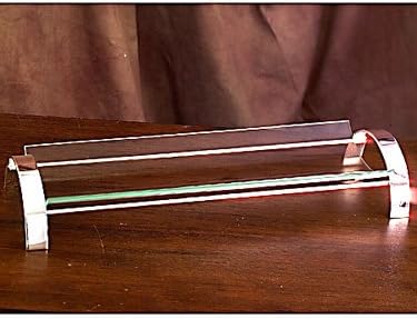 Silver Plated Curved Glass Cracker Tray By Godinger