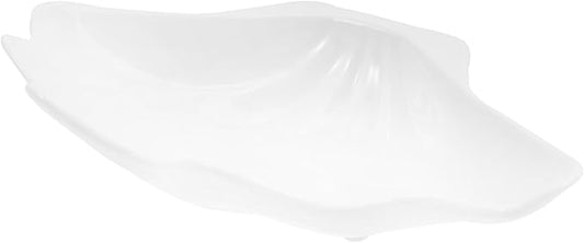 Garneck Household Ceramic Appetizer Plate Shell Design Food Display Plate for Snacks Desserts and Jewelry Storage Elegant Serving Dish for Parties and Gatherings