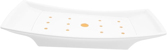 Mobestech 1pc Food Plate Creative Serving Tray for Restaurants and Home Use Compact Design - Materials Easy to Clean for Parties and Events