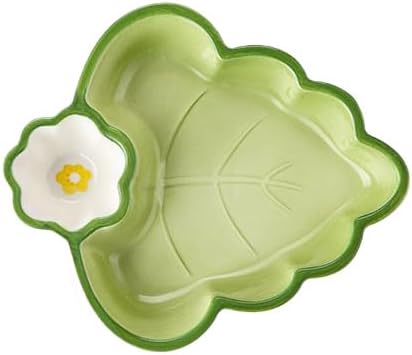 Multi Purpose Appetizer Ceramic Tray Vinegar Bowl Elegant Sushi Cookie Serving Dishes Dipping Sauce Plate for Dumplings French Fries Snacks Homes Restaurants Design Sense Souvenirs