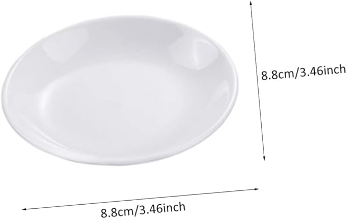6pcs Ceramic Seasoning Dishes Practical Condiment Plates for Sauces Spices and Appetizers Small Serving Bowls for Home Use and Entertaining