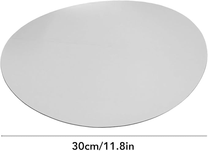 Zerodis Silver Tray Decorative, Stainless Steel Oval Fruit Bowl Elegance Redefined Silver Finish Decor Tray Bowl Modern Luxury Dessert Platter Fruit for Coffee Table Home Decor (L)