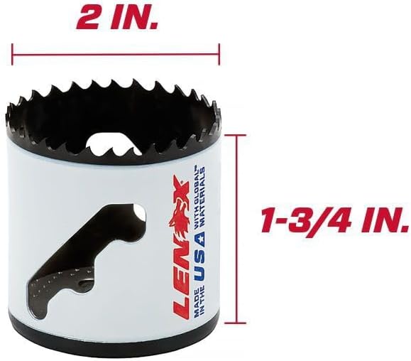 Lenox Tools - 3003232L Bi-Metal Speed Slot Hole Saw with T3 Technology, 2"
