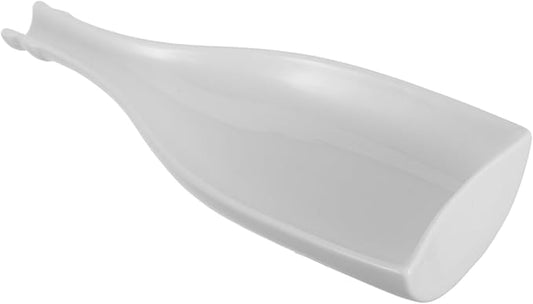 Amosfun Wine Bottle Shaped Ceramic Plate Elegant Food Dish for Cold Appetizers Unique Dinner Container for Home Restaurant Bar and Parties Decorative Food Serving Tray