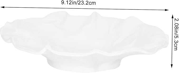 Alipis Ceramic Plate White Dinnerware Salad Plates Snack Serving Trays for Wedding Banquet Hotel Multi-function Dessert