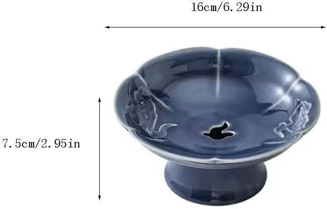 SONGCHAO Party Supplies Sashimi Plate Dry Ice Plate Japanese Creative Tableware Display Plate Ceramic Japanese Food Presentation Fish Plate Party Plates (Color : A)