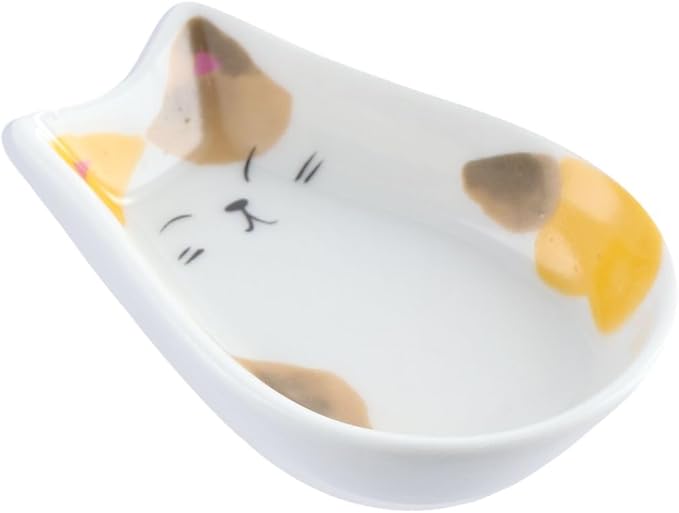 Leadigol 4PCS Appetizer Plate Sets Sauce Dish Ceramic Fruit Snack Tray Kitchen Tableware Accessories Mustard Vinegar Seasoning Plate Serving Side Dishes