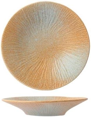 Round Ceramic Plate For Steak And Western Food Tableware For Home And Hotel(9inchshallowdisc)