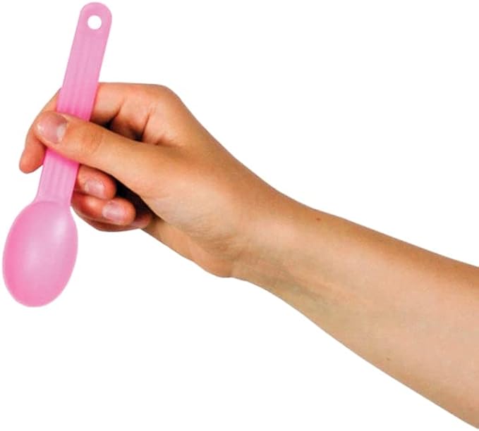 1000-Count XL Color Changing Ice Cream Plastic Spoons | Changes Pink to Purple When Cold | Perfect for Birthdays, Parties | Frozen Dessert Supplies