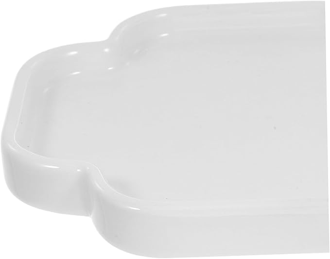 Veemoon Porcelain Snack Plate for Serving Chinese Elegant Ceramic Appetizer Tray for Dried Fruits and Pastries Decorative Small Dish for Entertaining and Dining Tables