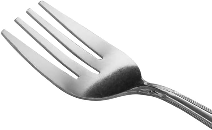 Soro Essentials- Stainless Steel Windy City Salad Fork Set of 24- Serving Utensils Serving Flatware Cutlery Kitchen Tableware Buffet Serving Utensils for Home Kitchen and Restaurant