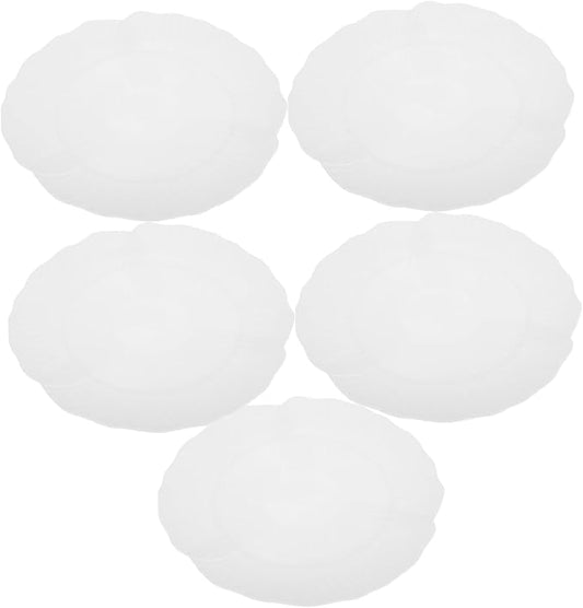 Cabilock Petal Plate Bowl Decorative Dinner Plates Ceramic Dessert Serving Trays for Wedding Home Decor