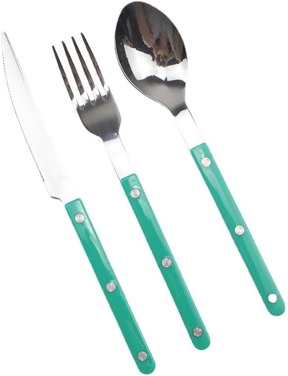 Stainless Steel Flatware serving set,Home Kitchen Eating Tableware Set,Dishwasher Safe,For Home Kitchen Restaurant Hote 5/20/30/40 Pieces Household Steak Cutlery Set Stainless Steel Cutlery Knife, For