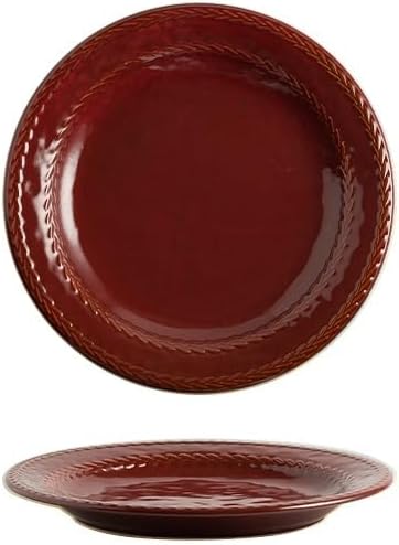 Modern Large Dinner Plates Japanese Restaurant Underglaze Color Creative Home Steak Dinner Plate Ceramic Appetizer Dessert Pasta Cake Tableware Stackable Dinner Plates