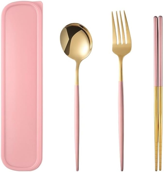Stainless Steel Flatware serving set,Home Kitchen Eating Tableware Set,Dishwasher Safe,For Home Kitchen Restaurant Hote 3/12/18/24/30/36 Pieces Stainless Steel Portable Tableware Portuguese Chopsticks