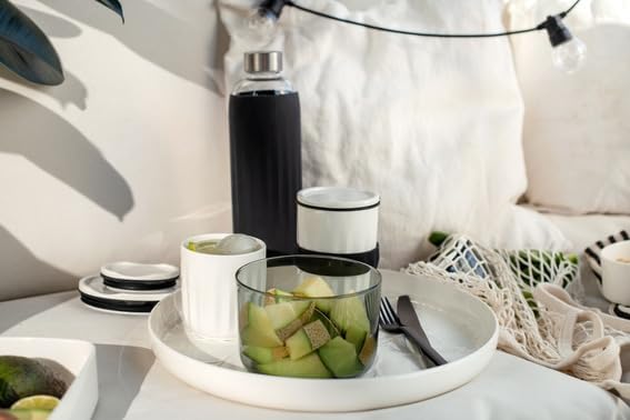 Villeroy & Boch - Manufacture Cutlery Table Cutlery Set for Up to 4 People, 16 Pieces, Stainless Steel, Black, 12-6556-9040