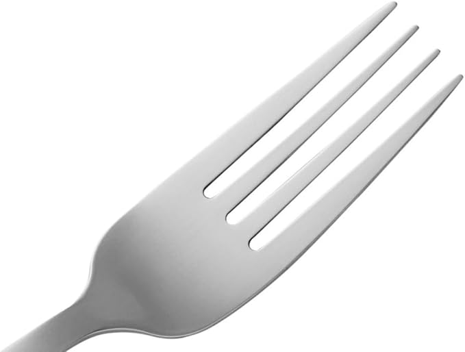 Soro Essentials- Stainless Steel Boston Serving Fork Set of 12- Serving Utensils Serving Flatware Cutlery Kitchen Tableware Buffet Serving Utensils for Home Kitchen and Restaurant