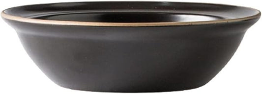 Dinner Plate Simple Ceramic Dinner Plates Creative Grey Nordic Plate Household Dishes and Bowls Porcelain Tableware for Kitchen(6.5 Inch Bowl Black)