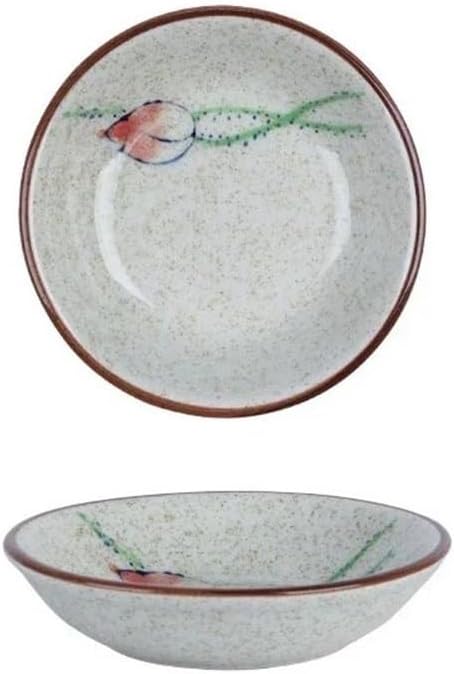 Appetizer Plates Soy Sauce Dipping Bowls, Round Small Plate Ceramic Dipping Bowl, Sauce Dish Tiny Bowls Side Dish for Condiment