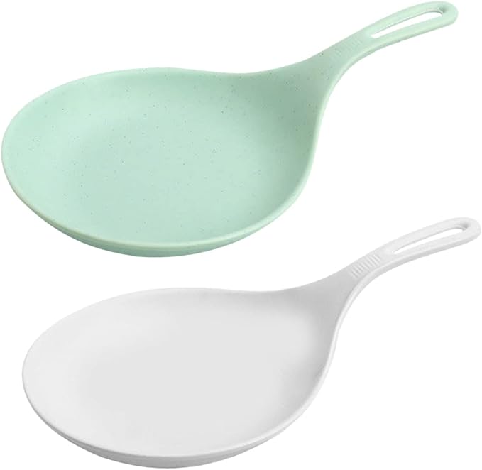 ARTIBETTER 4 Pcs Plastic Serving Plates with Handle 9.44X5.31 Inches Lightweight Snack and Appetizer Dishes for Home Kitchen Dining