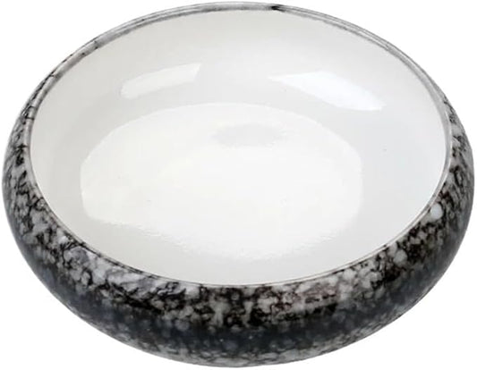 Appetizer Plates Round Dip Bowls Ceramic Saucers Soy Sauce Dish Appetizer Dipping Bowls for Condiments Appetizer for Condiment(White)