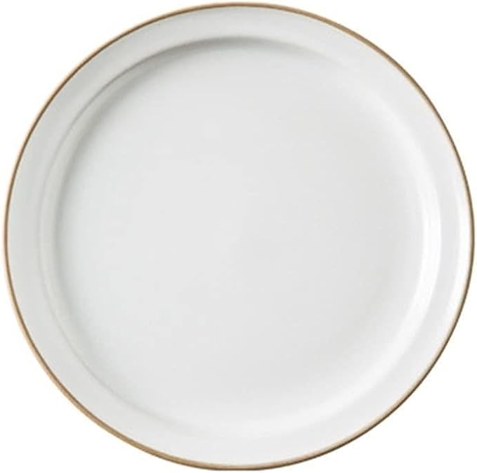Dinner Plate Simple Ceramic Dinner Plates Creative Grey Nordic Plate Household Dishes and Bowls Porcelain Tableware for Kitchen(6.5 Inch Plate White)