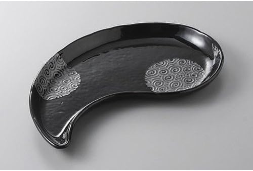 せともの本舗 Appetizer Plate, Tenmeinaru Tomagatama Plate, 11.2 x 5.9 x 0.9 inches (28.5 x 15 x 2.2 cm), Restaurant, Ryokan, Japanese Tableware, Restaurant, Commercial Use