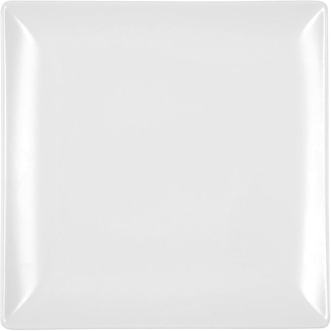 H&H Flat Plates Set, Ceramics: Stoneware, White