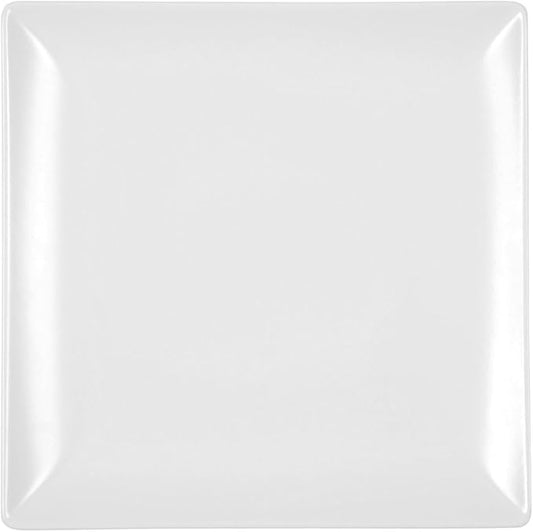 H&H Flat Plates Set, Ceramics: Stoneware, White