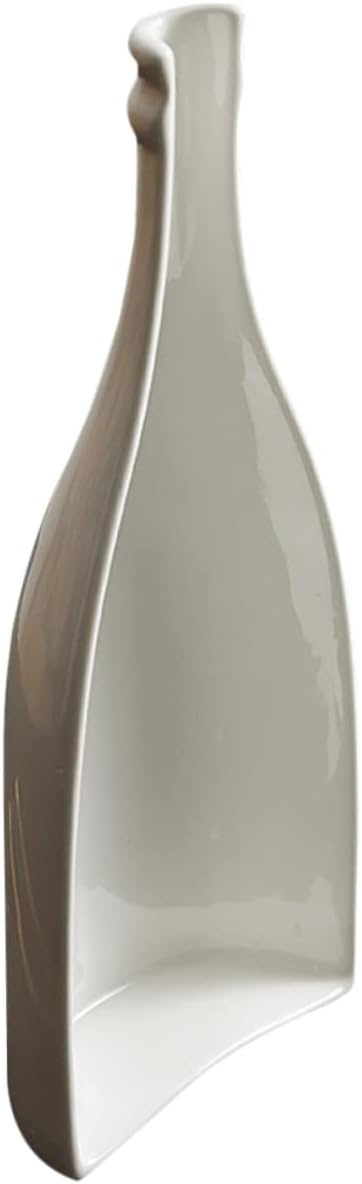 Cabilock Ceramic Wine Bottle Dish Unique Cold Food Holder Elegant Serving Tray for Parties and Side Dishes