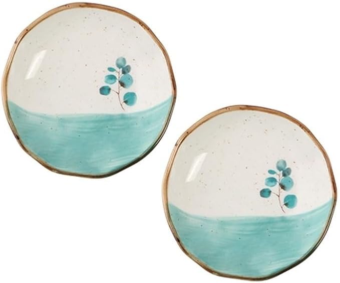 FAREWELL Dipping Bowls Dip Bowl Ceramic Soy Sauce Dishwashing Dish Condiment Soy Sauce Vinegar Sushi Appetizer Plate Or Condiment Appetizer Bowls (Color : B)