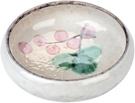 Appetizer Plates Round Ceramic Soy Sauce Dipping Bowls, Dipping Bowl, Dip Bowls Set Sauce Dish Tiny Bowls Side Dish for Condiment