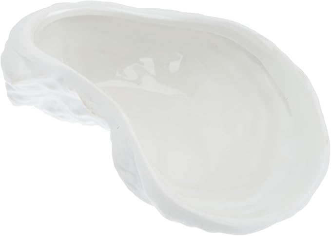 Cabilock Delicate Ceramic Sauce Dipping Plate Pure White Seasoning Dish for Home Restaurant and Buffet Use Soy Sauce Bbq and More