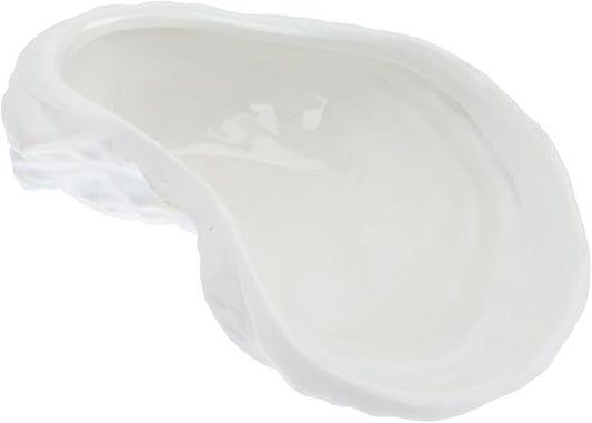 Cabilock Delicate Ceramic Sauce Dipping Plate Pure White Seasoning Dish for Home Restaurant and Buffet Use Soy Sauce Bbq and More