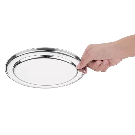 Olympia Stainless Steel Oval Serving Food Tray 220mm K361