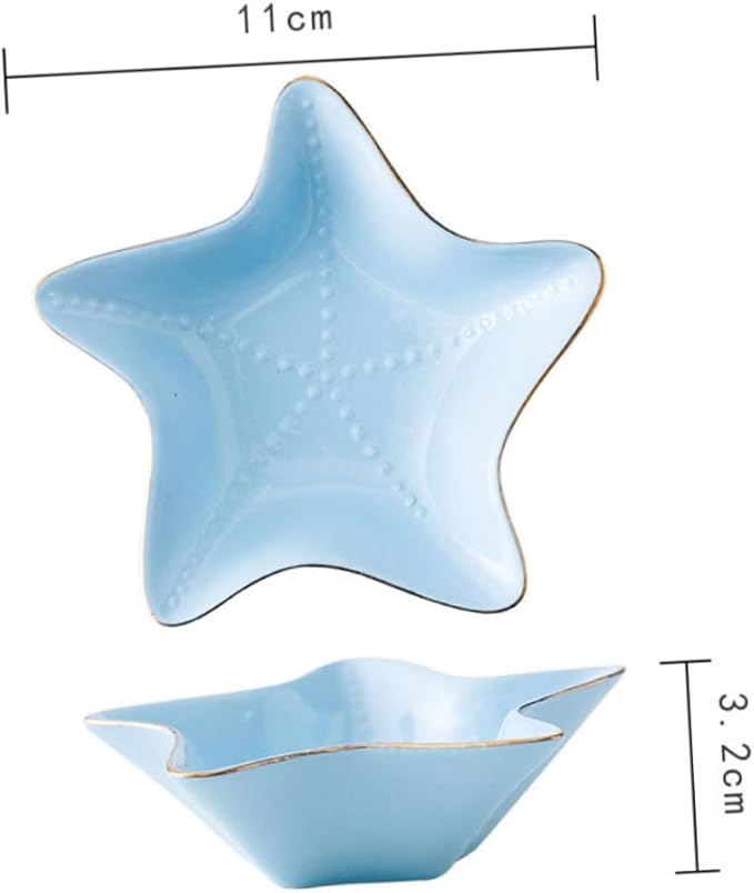 Ciieeo 3pcs Elegant Ceramic Sauce Dish Dipping Plates for Condiments Appetizers and Sauces Lightweight Non-slip Design for Home and Restaurant Use Random Color Selection