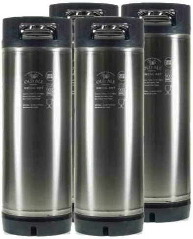 The Homebrew Shop 5 Gallon Home Brew Keg - New Ball Lock - Stainless Steel Product Tank (4 Pack) 5 Gal 0