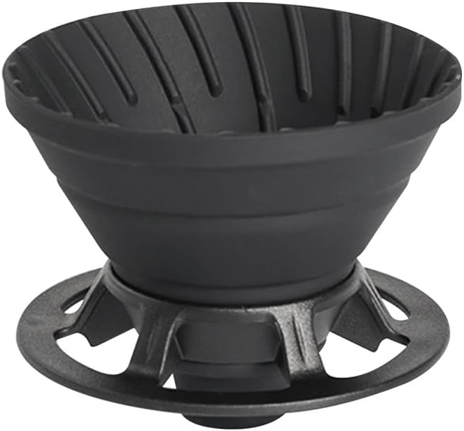 Collapsible Pour Over Coffee Dripper, Silicone Camping Coffee Filter for Travel Camping Office Home