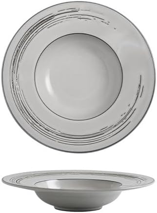 Modern Large Dinner Plates 10-inch Ceramic Plate Household Appetizer Straw Hat Pasta Restaurant Kitchen Hotel Commercial Breakfast Tableware Stackable Dinner Plates