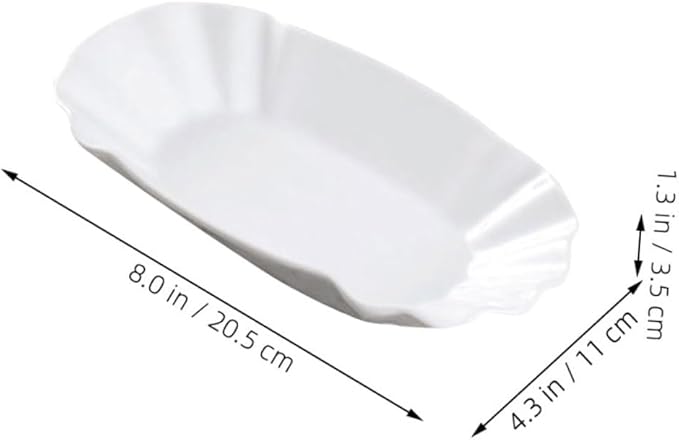 2pcs Multi-function Ceramic Bowls for Appetizers Snacks for Dried Fruits Nuts and More for Home Parties and Gatherings Dishwasher Safe Design